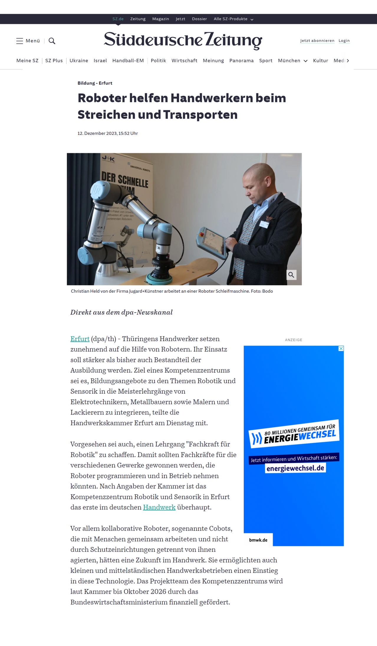 Süddeutsche_online_Dezember_2023_-_Robotik_im_Handwerk.png